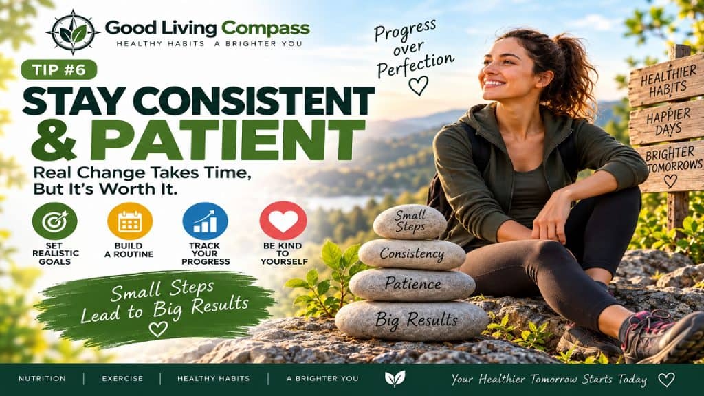 Stay Consistent and Patient: The Key to Sustainable Weight Loss 1 Sustainable Weight Loss - Motivational tips for healthy living