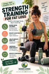 Strength Training for Weight Loss: 5 Benefits You Need to Know 2 Strength Training for Weight Loss - Woman lifting weights for fitness